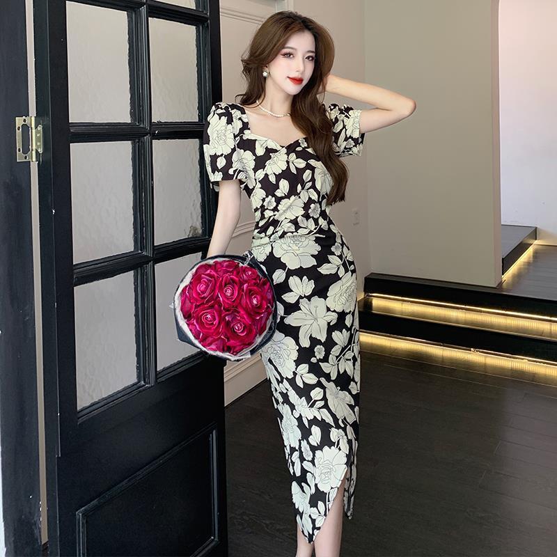 【dress】花柄ワンピース　M24974