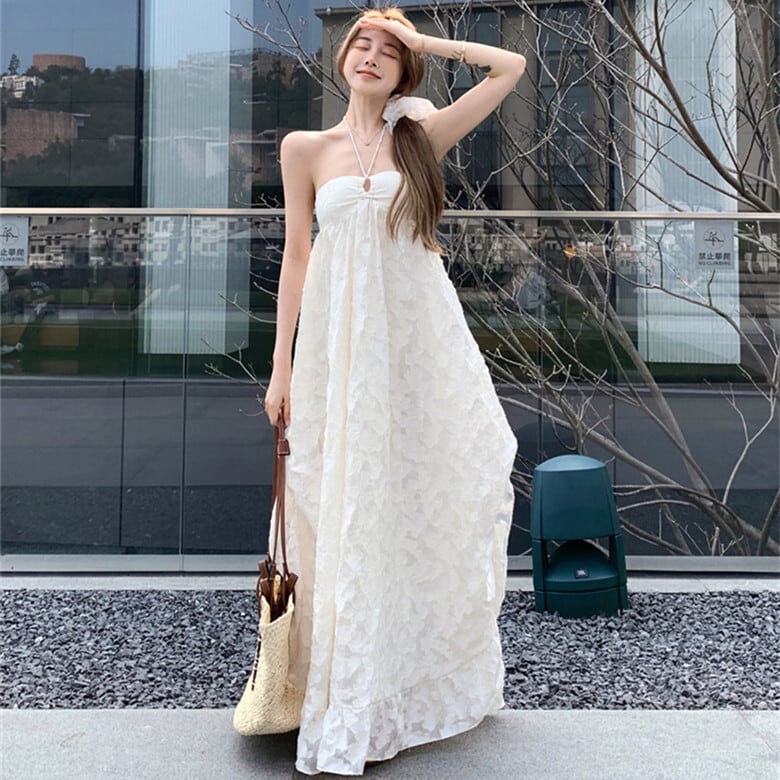 【dress】ホルターネックワンピース　M24523