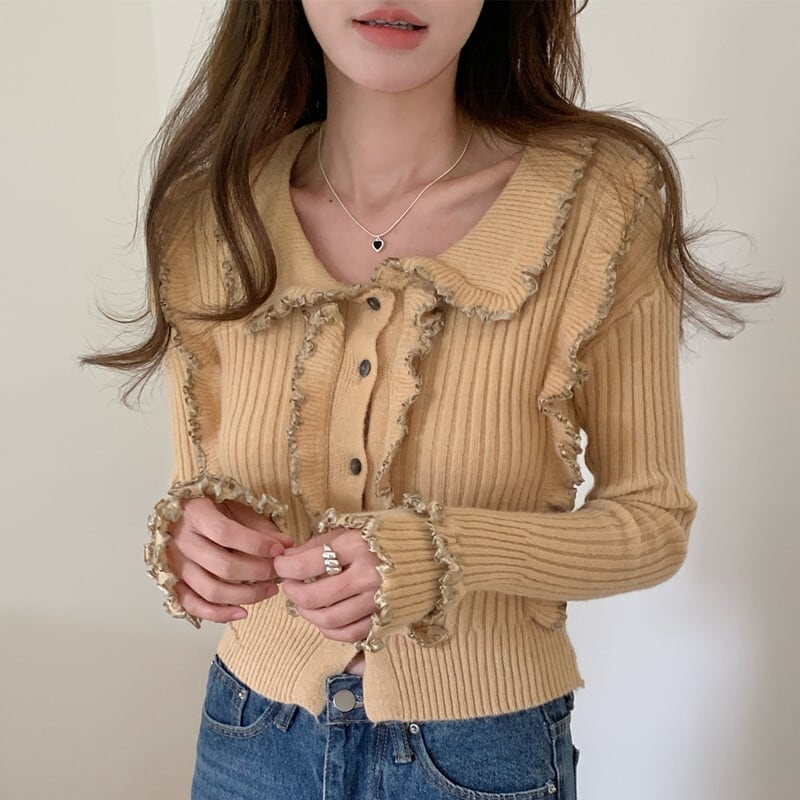 【outer】ニットカーデ　M28890