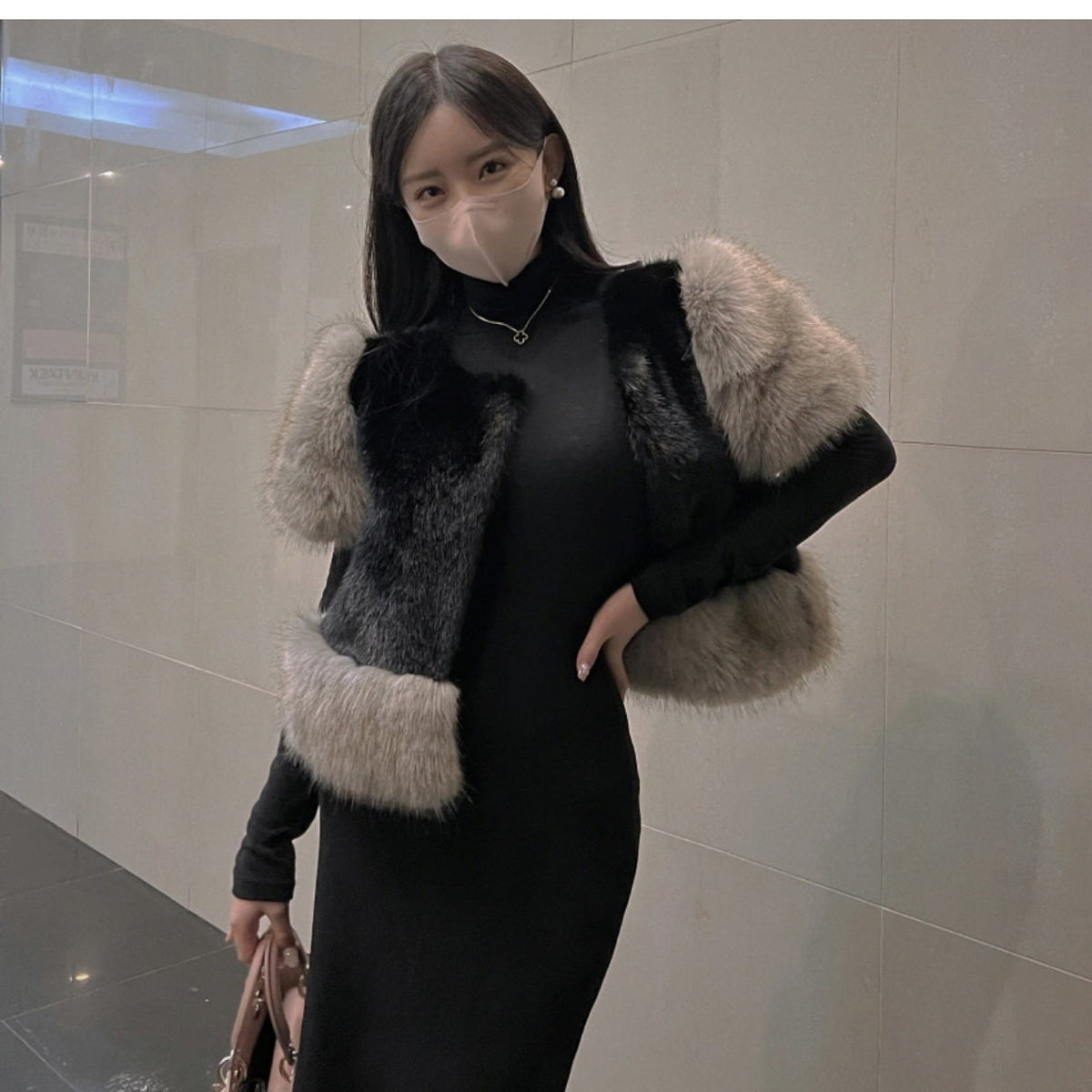 【tops】ファースリーブベスト　N2752