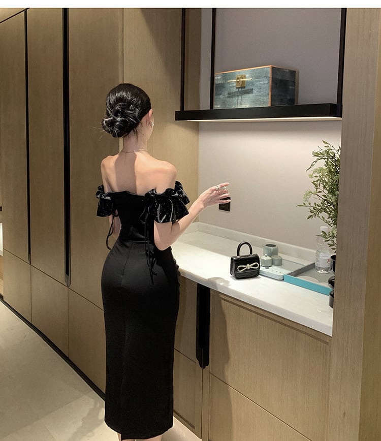 【dress】オフショルダーワンピース G20127