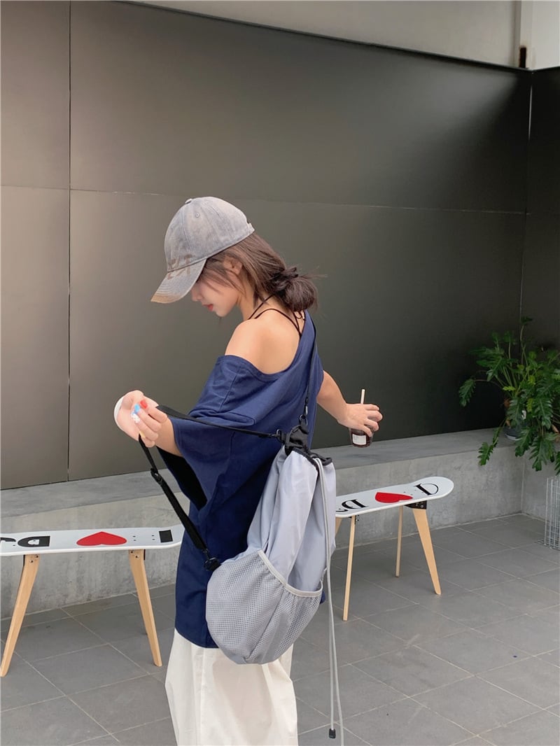 【tops】プリントTシャツ　M25173