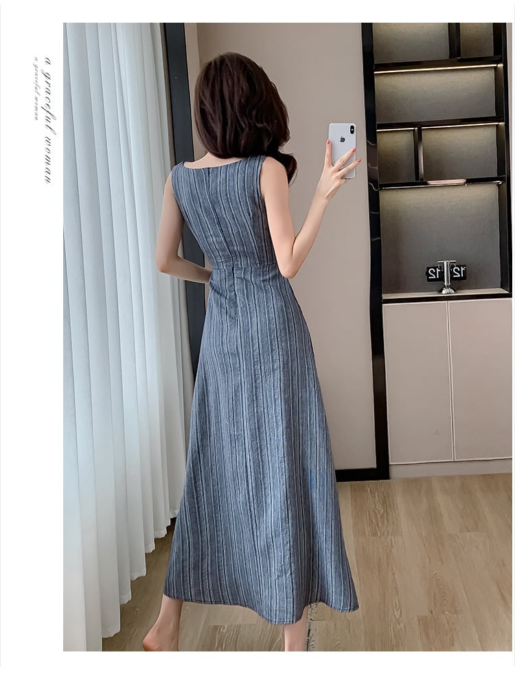 【dress】ノースリーブワンピース　M25098
