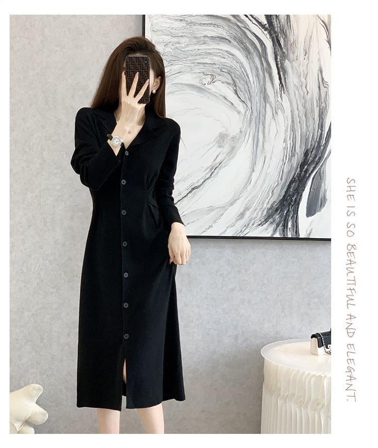 【dress】ニットワンピース　M25381