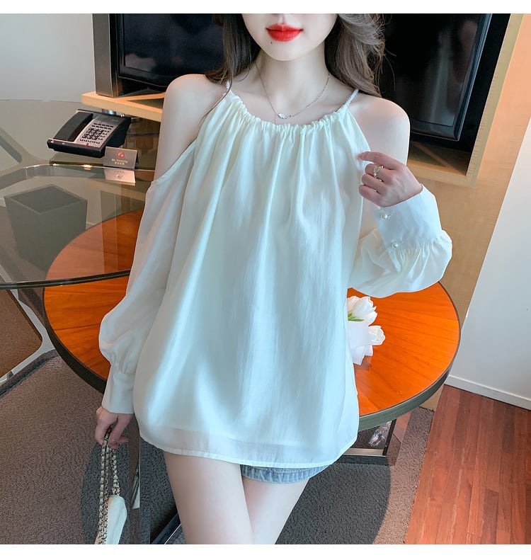 【tops】オフショルダートップス　M25443