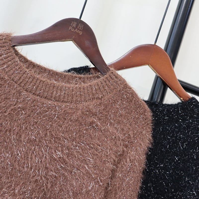 【tops】クルーネックニットセーター　M17997