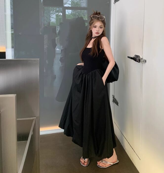 【dress】バックで綺麗キャミワンピース G21311