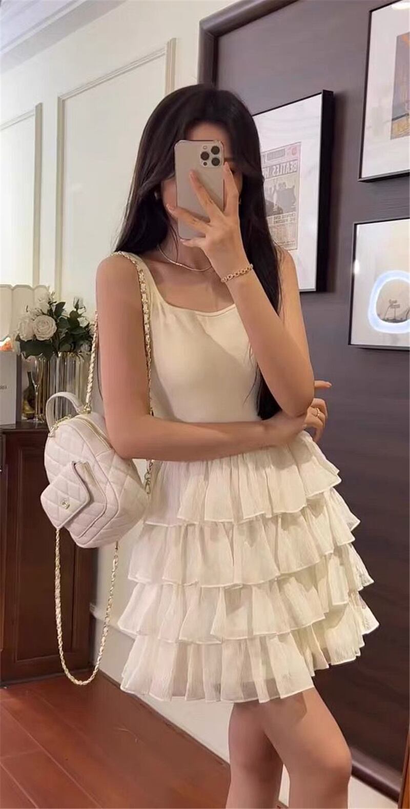 【dress】Aラインキャミワンピース G20400