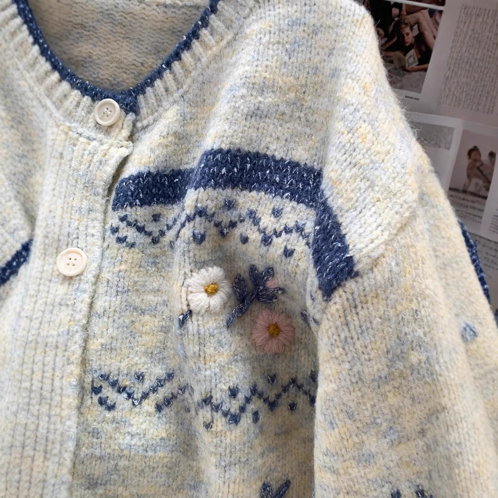 【outer】ニットカーデ　M28324