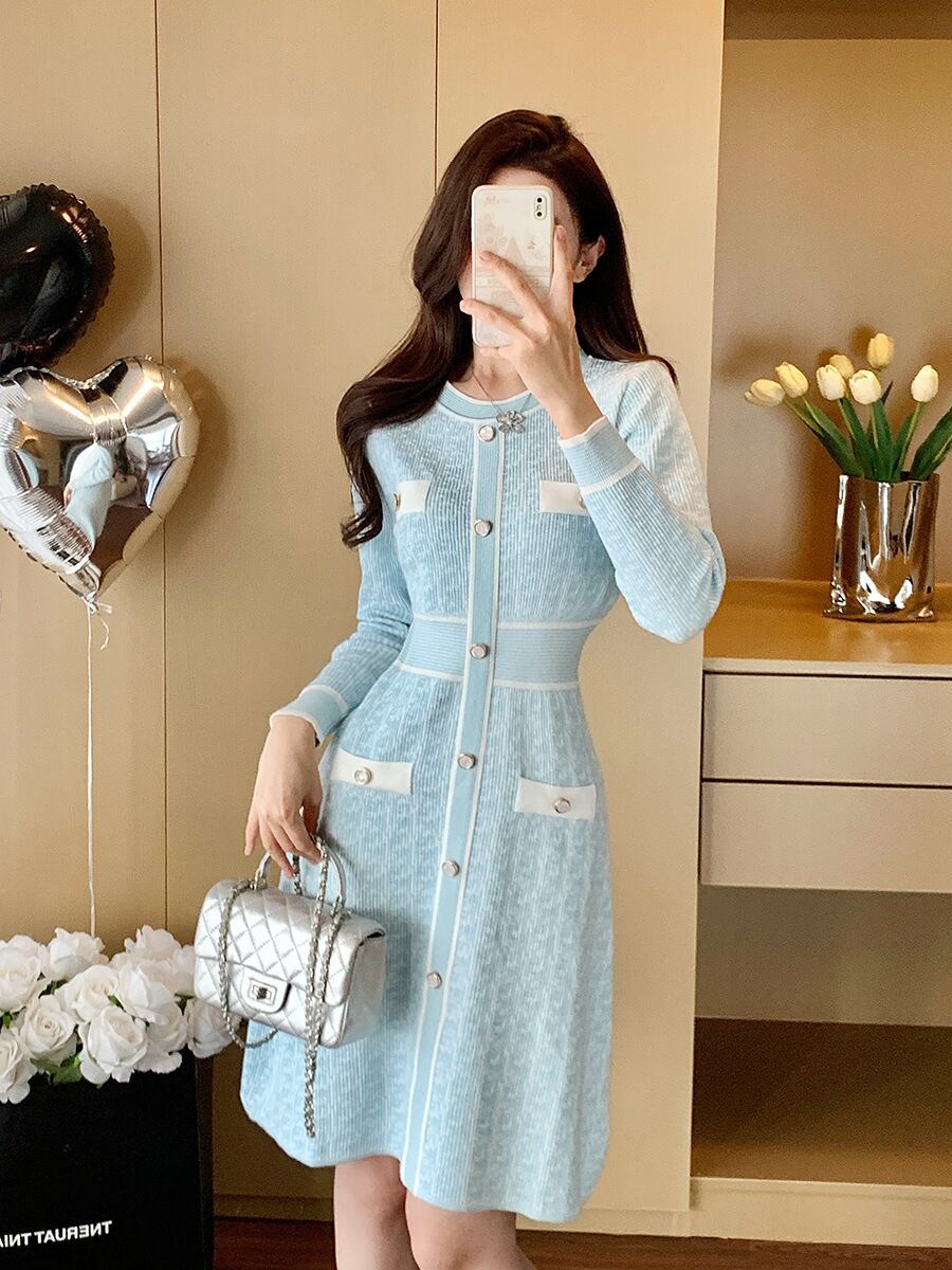 【dress】ニットワンピース　M28393