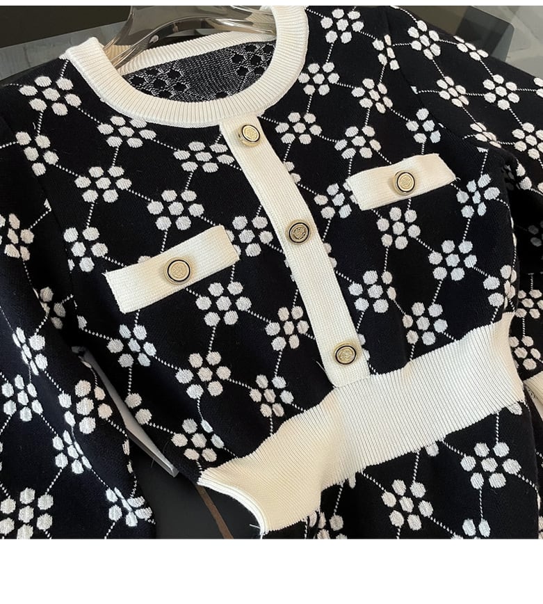 【dress】ニットワンピース　M25368