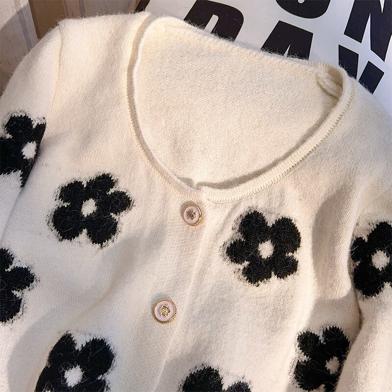 【outer】クルーネックニットカーデ　M29185