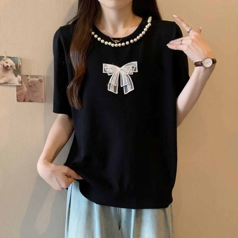 【tops】半袖ニットTシャツG21047