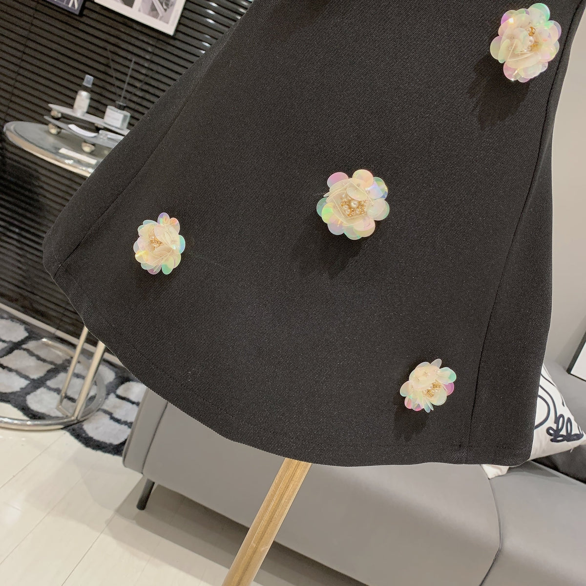 【set】フリルトップス×スカートセット　M24492
