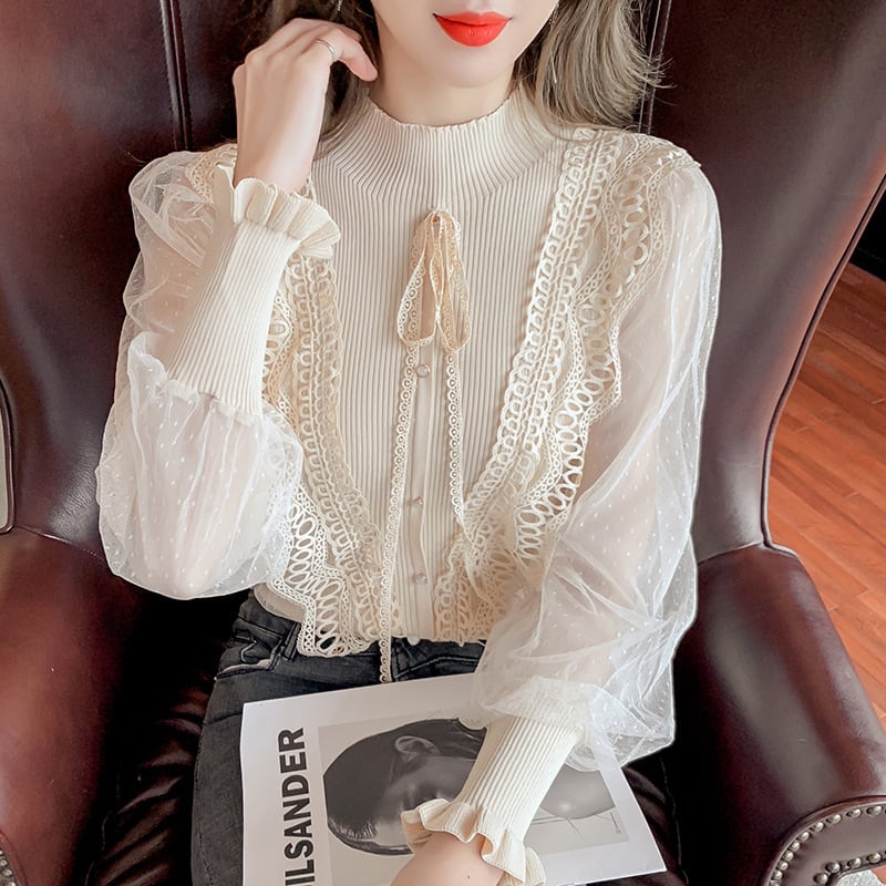 【tops】ドッキングブラウス　M29370