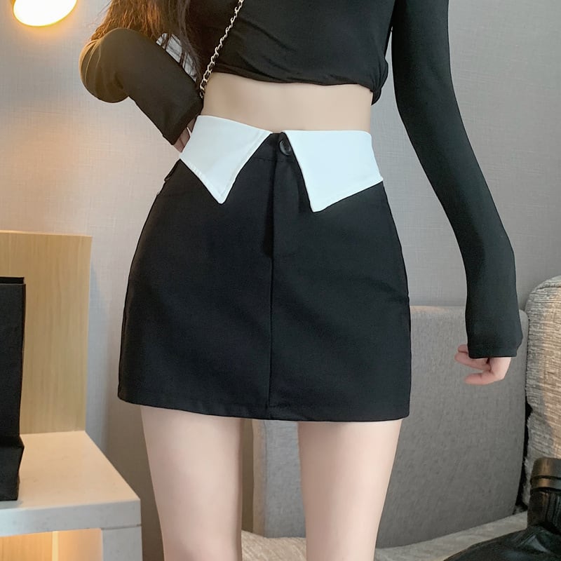 【bottoms】スーツAラインスカートG20944