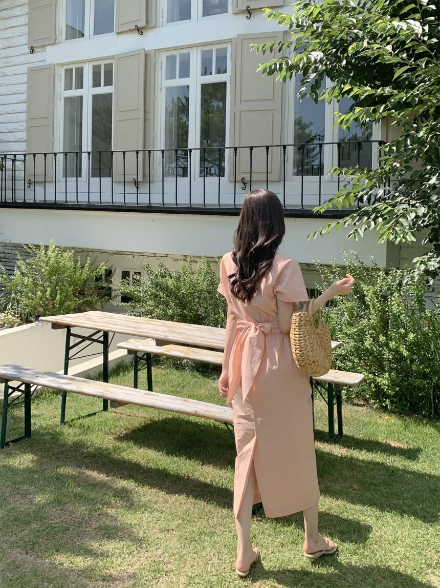 【dress】無地ワンピース　M24810
