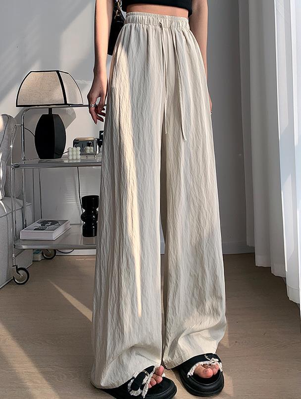 【bottoms】4色ウエストゴムガウチョパンツF7491