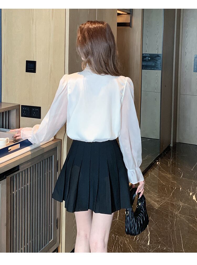 【tops】フリルブラウス　M29033