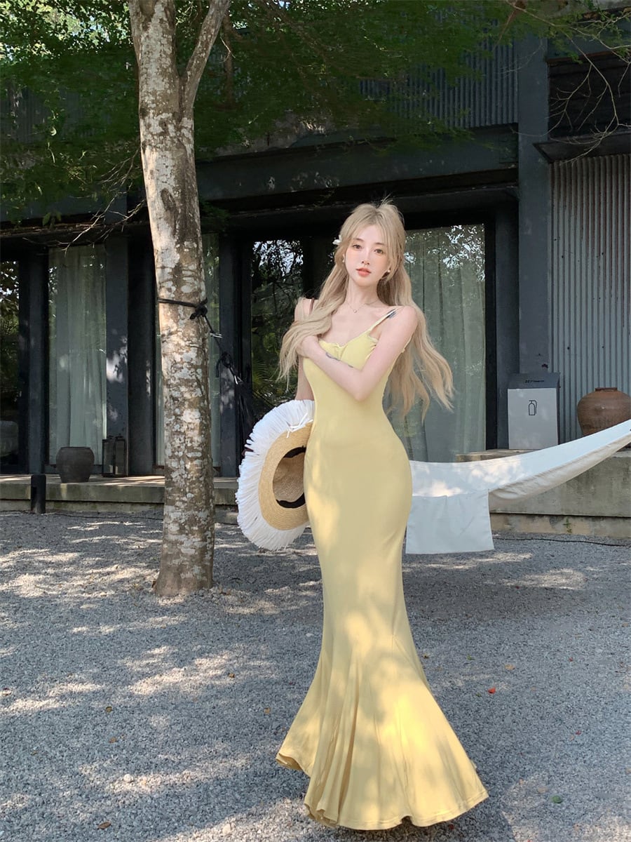 【dress】マーメイドキャミワンピース　M24765