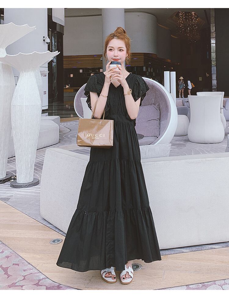 【dress】魅力的 気質満点夏おしゃれスウィート切り替え ワンピース  G0480