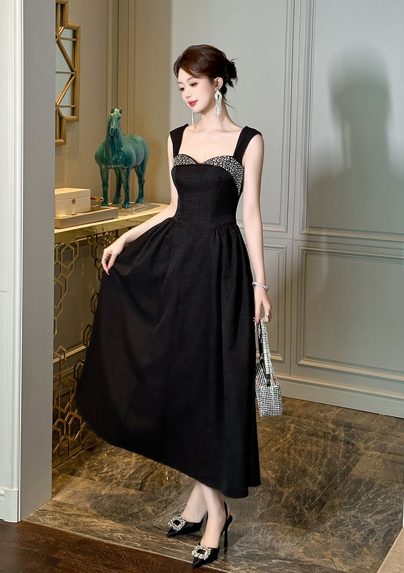 【dress】ラインストーン付きデートワンピース　M24443