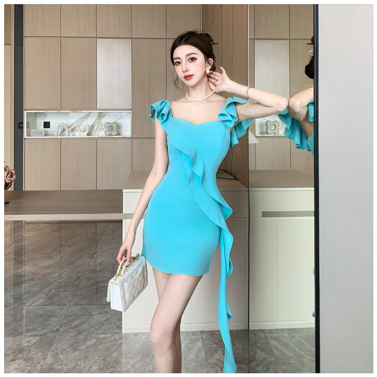 【dress】フリルタイトキャミワンピース G20255