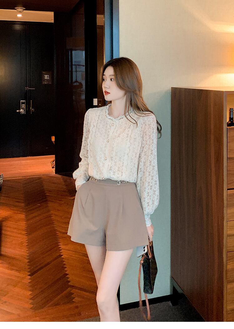 【tops】レースシャツトップス　M28508