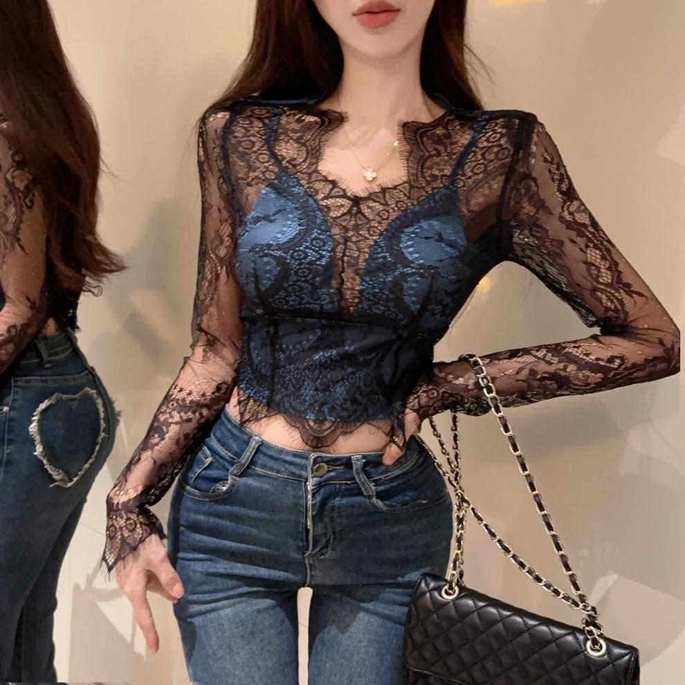 【tops】カップ付きレーストップス　M28310