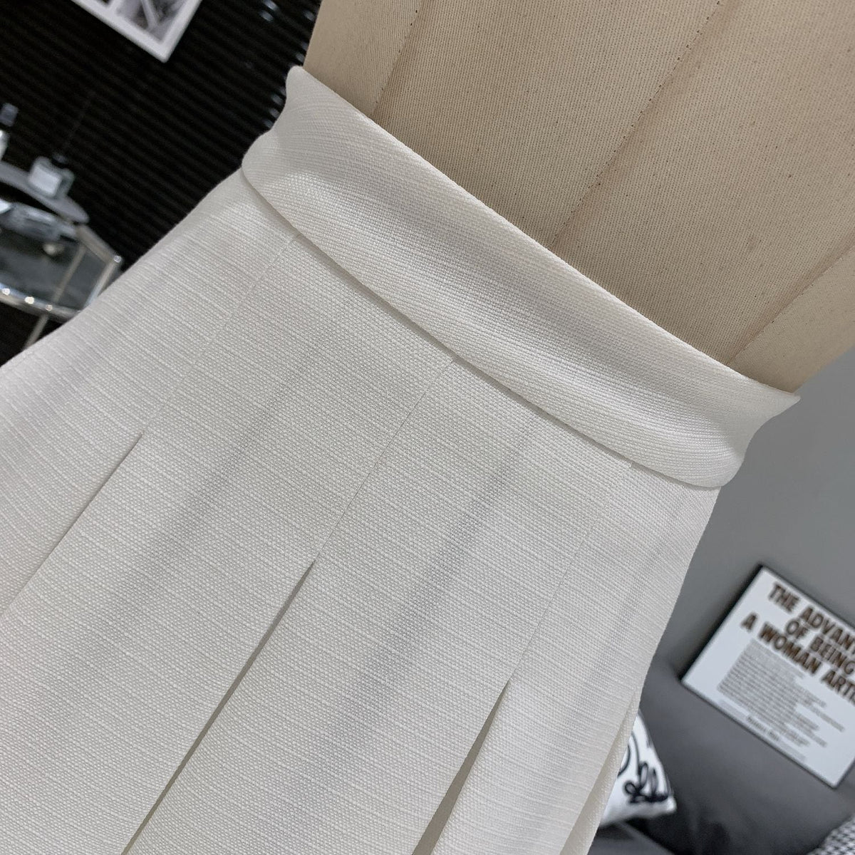 【set】立体フラワートップス×スカートセット　M25029