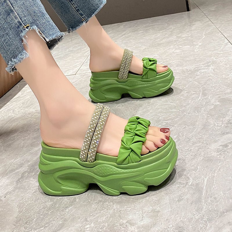 【shoes】チャンキーヒールサンダル　M30343