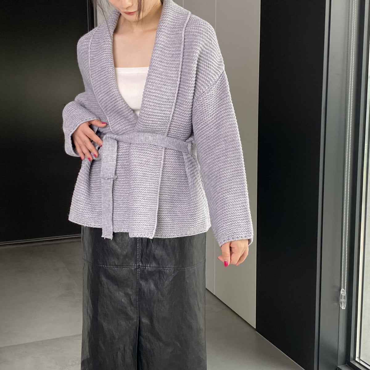【outer】ニットカーデ　M18733