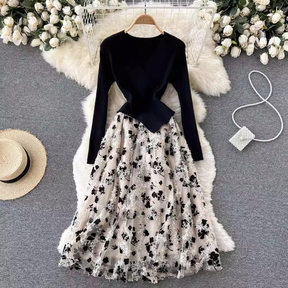 【dress】ドッキングデートワンピース　M18790