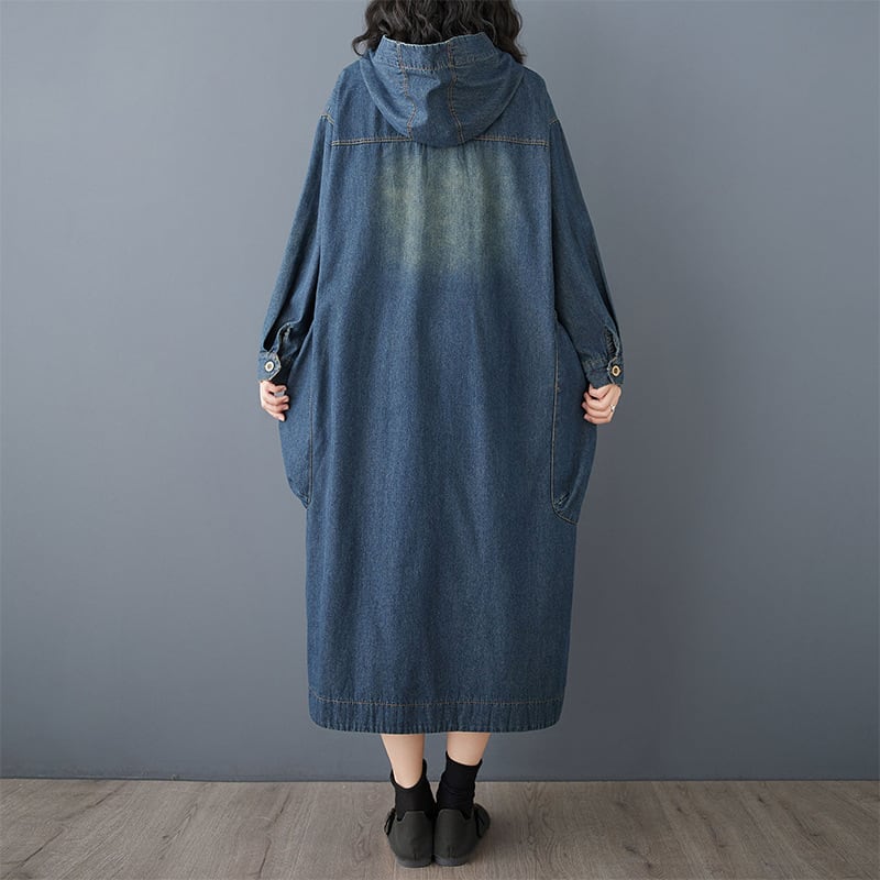 【dress】デニムカジュアルワンピース　M29674