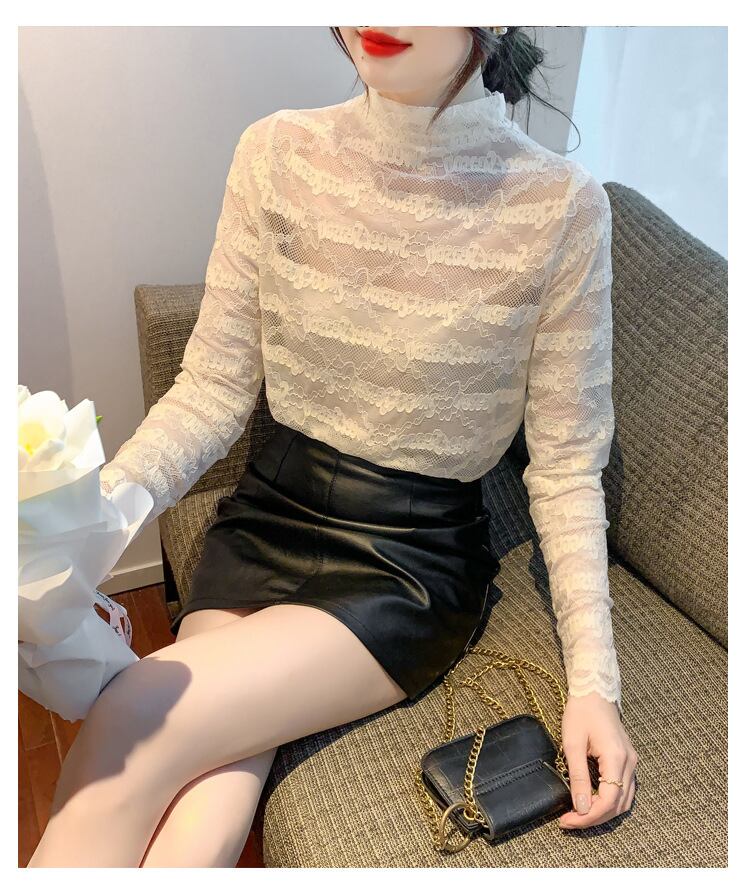 【tops】レースシャツトップス　M18857