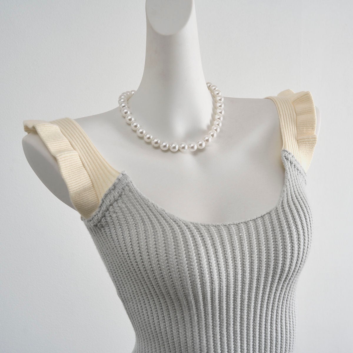 【dress】ニットキャミワンピース　M24427