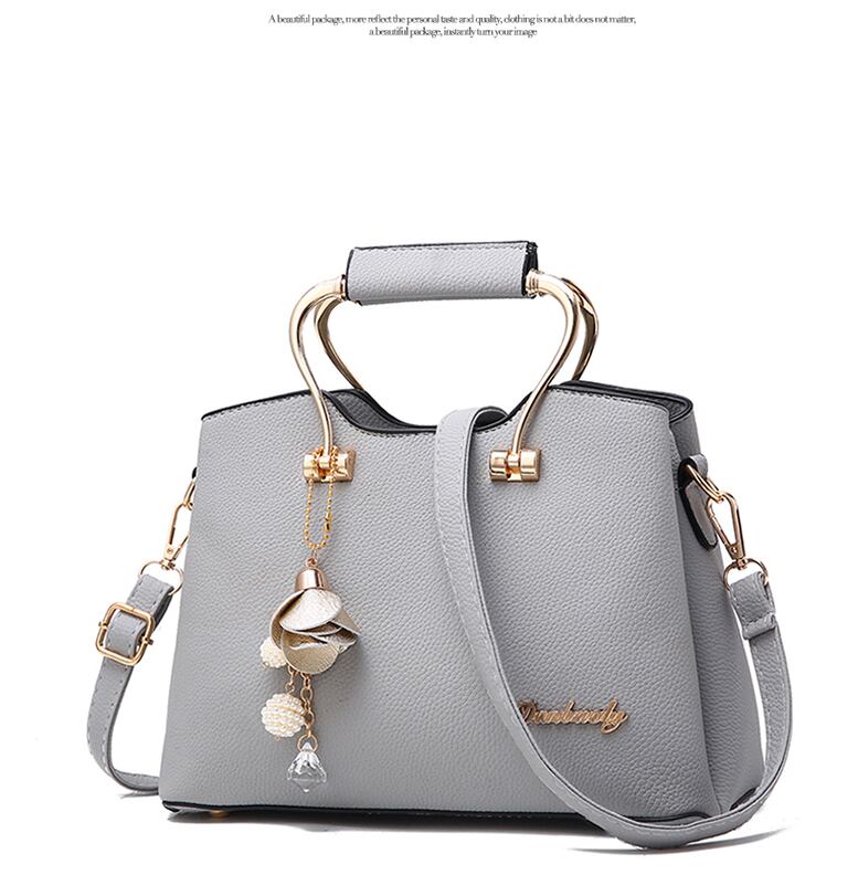 【小物】ファッション 韓国系シンプルPU無地斜め掛けハンドバッグ G1889