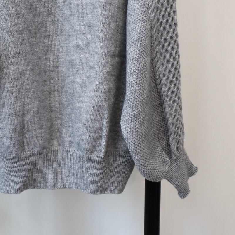 【tops】立体フラワーニットセーター　M28595