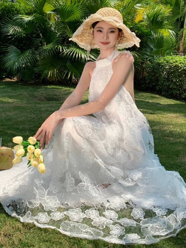 【dress】ホルターネックワンピース　M25290