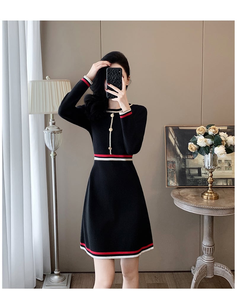 【dress】ニットワンピース　M27706