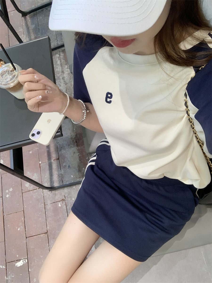 【set】Tシャツ×スカートセット　M25041
