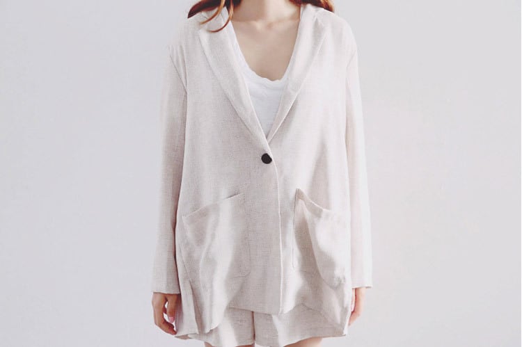 【set】好感度UP!気質満点レトロOL通勤ファッション洋気２点セット G1170