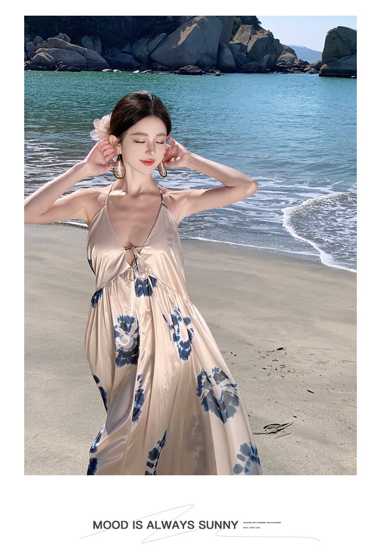 【dress】プリントワンピース　M25276