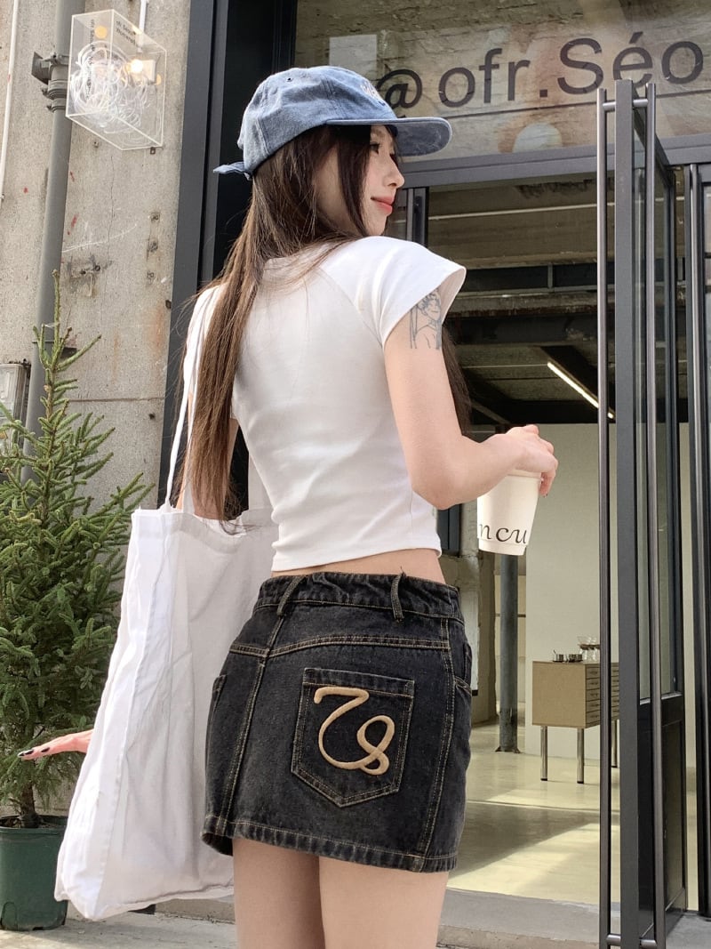 【bottoms】デニムスカートG20422