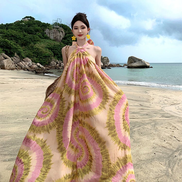 【dress】プリントワンピース　M24890