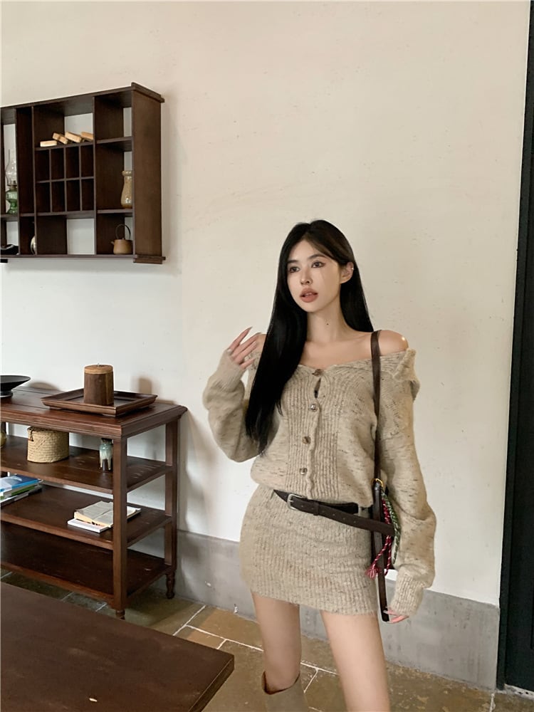 【dress】ニットワンピース　M28335