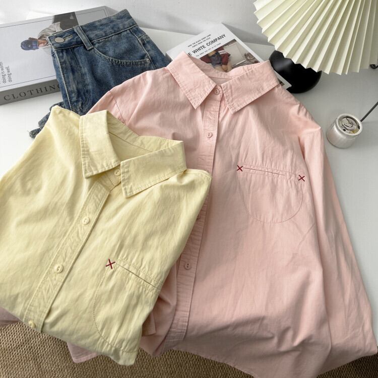 【tops】カラーシャツ　M29921