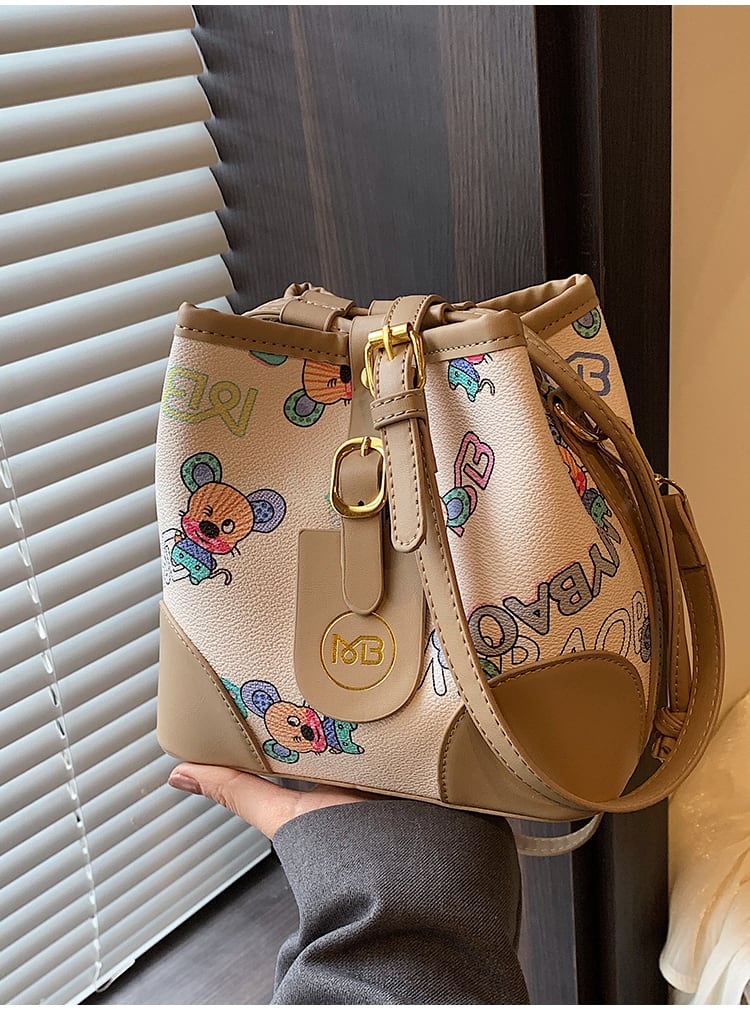 【小物】肩掛け斜め掛けバケツ型バッグG20480