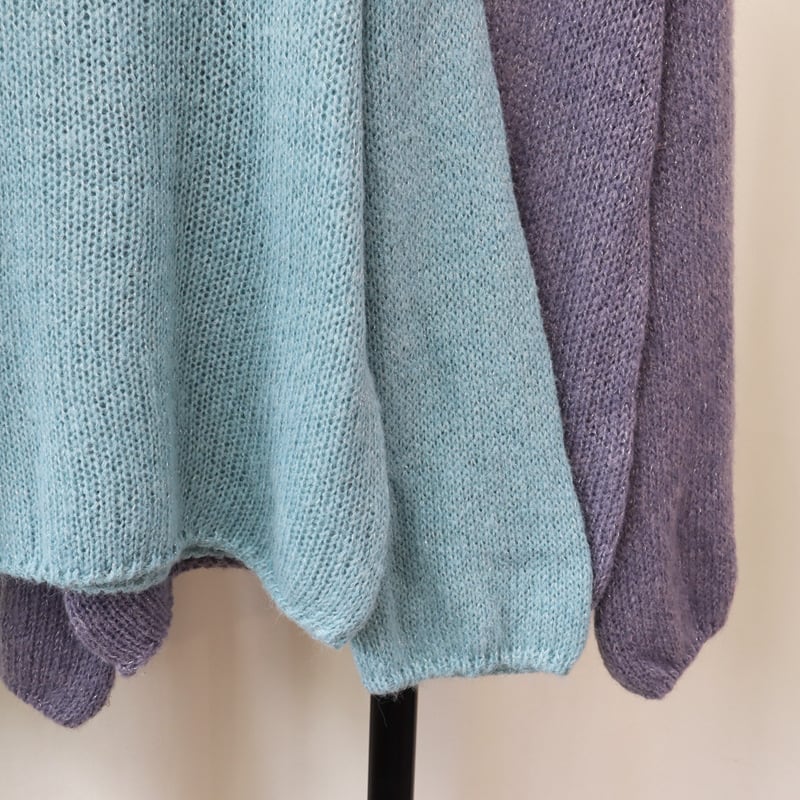 【tops】クルーネックニットセーター　M25505