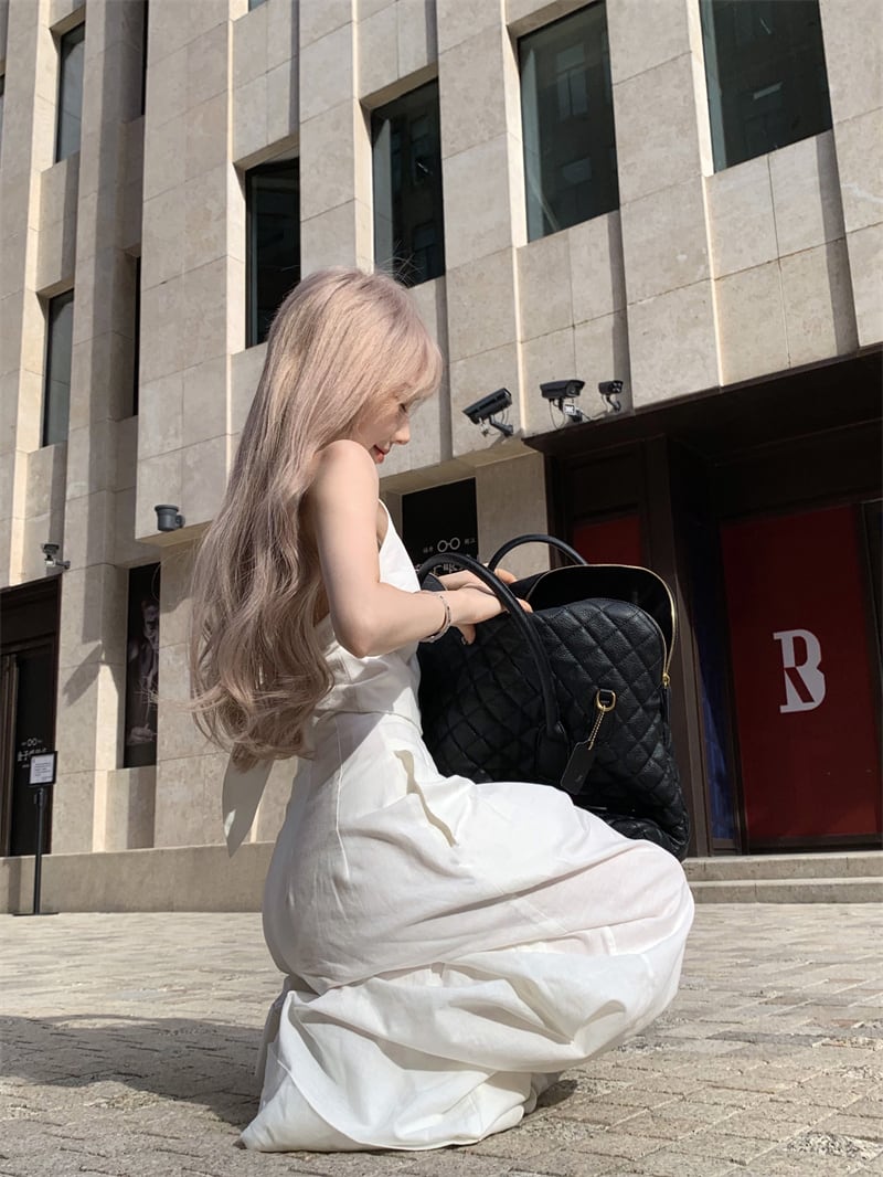 【set】バックレストップス×ワイドパンツセット　M30043